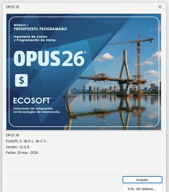 OPUS Módulo 1 (Presupuesto)