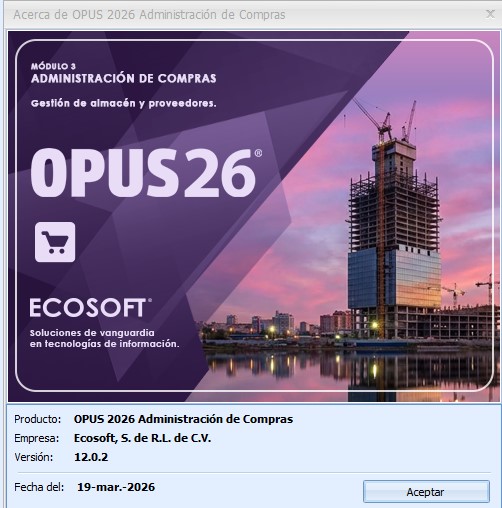 OPUS Módulo 3 (Compras)